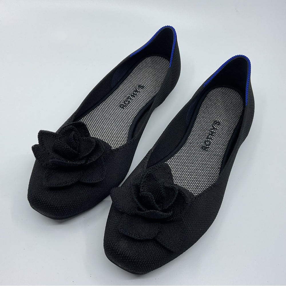 Rothy’s black flats. Gorgeous. - Picture 2 of 10